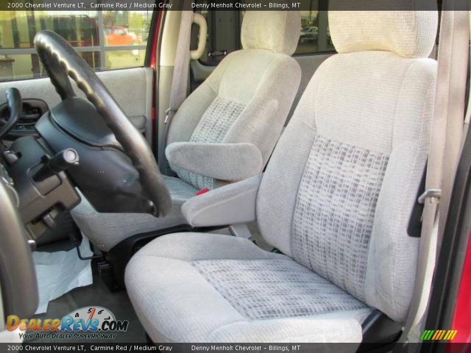 2000 Chevrolet Venture LT Carmine Red / Medium Gray Photo #10