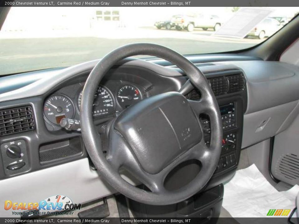 2000 Chevrolet Venture LT Carmine Red / Medium Gray Photo #11