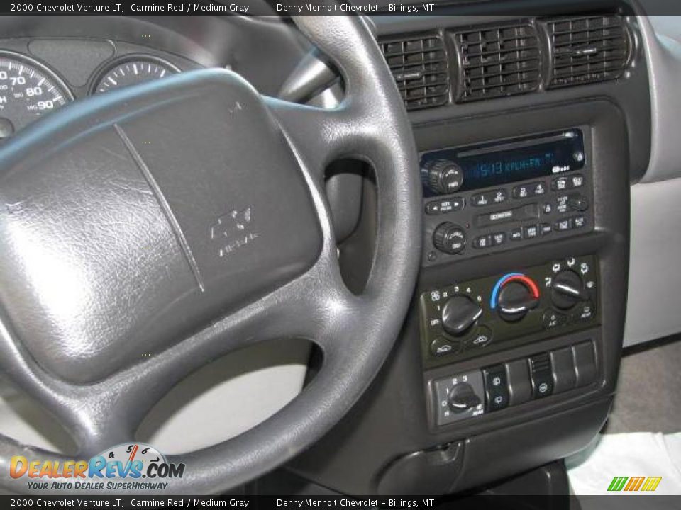 2000 Chevrolet Venture LT Carmine Red / Medium Gray Photo #12