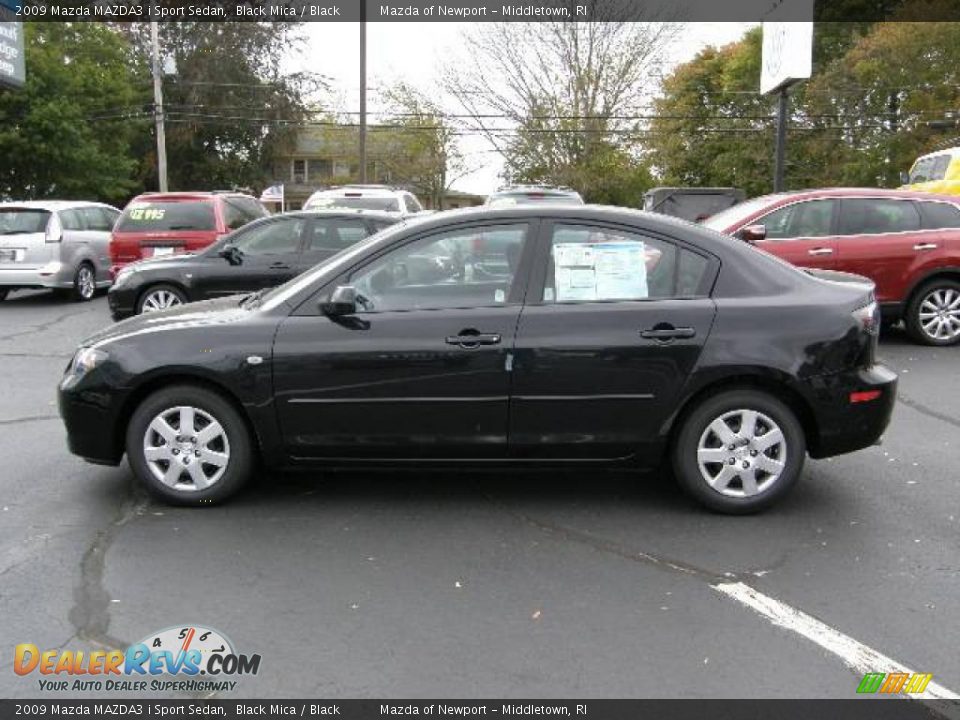 2009 Mazda MAZDA3 i Sport Sedan Black Mica / Black Photo #2