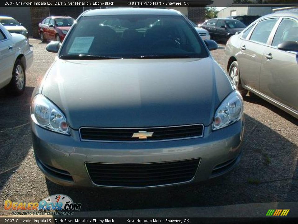2007 Chevrolet Impala LS Dark Silver Metallic / Ebony Black Photo #2