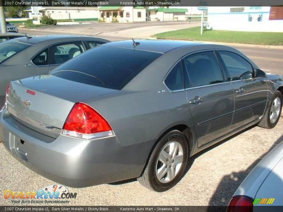 2007 Chevrolet Impala LS Dark Silver Metallic / Ebony Black Photo #3