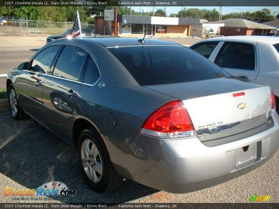 2007 Chevrolet Impala LS Dark Silver Metallic / Ebony Black Photo #4