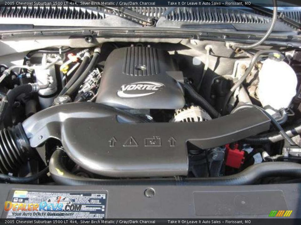 2005 Chevrolet Suburban 1500 LT 4x4 Silver Birch Metallic / Gray/Dark Charcoal Photo #14