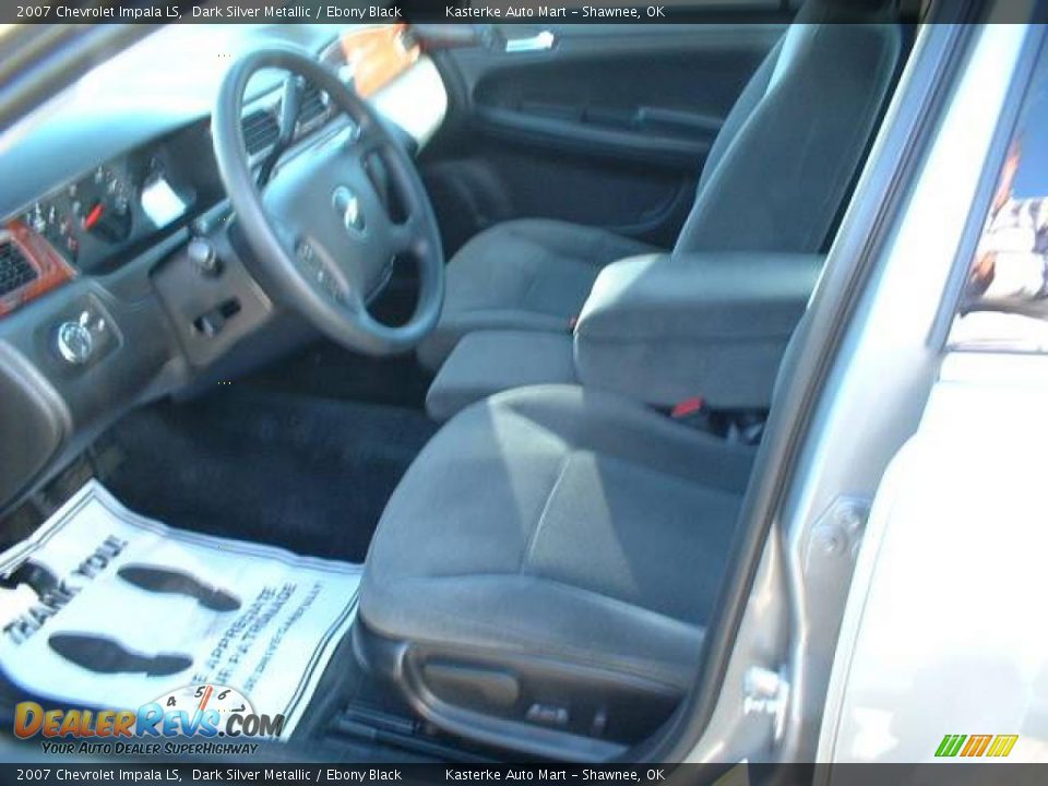 2007 Chevrolet Impala LS Dark Silver Metallic / Ebony Black Photo #6