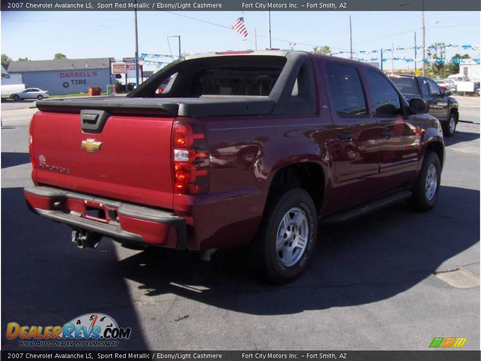 2007 Chevrolet Avalanche LS Sport Red Metallic / Ebony/Light Cashmere Photo #3