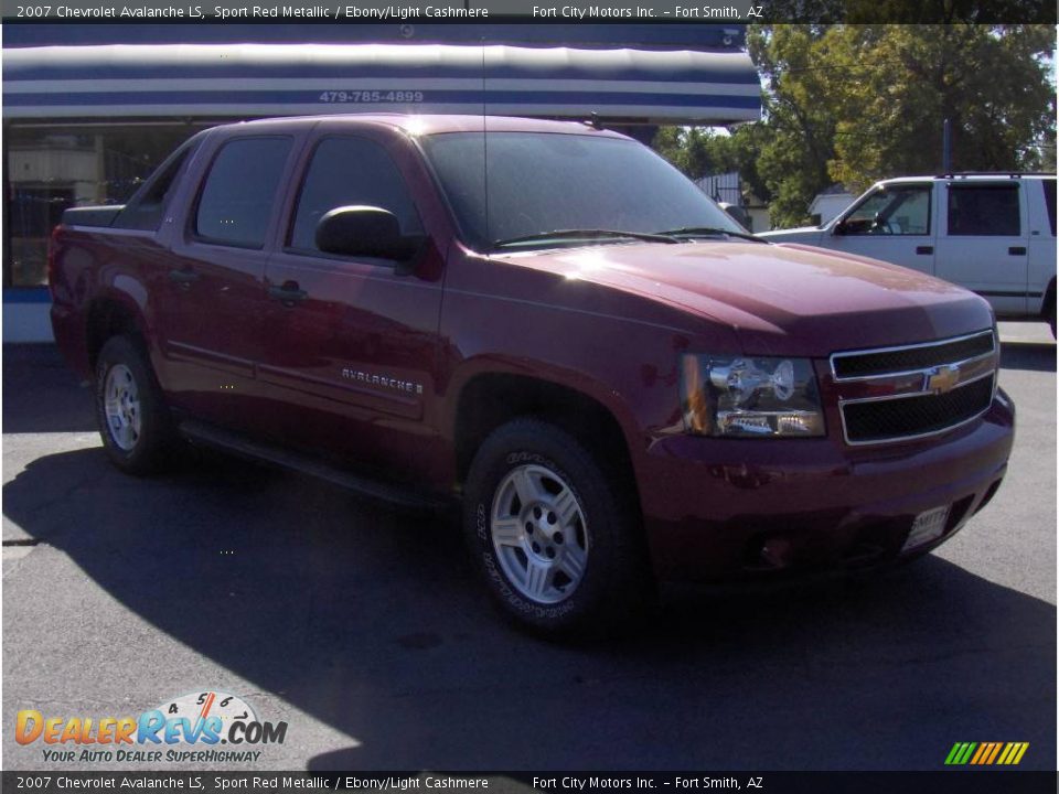 2007 Chevrolet Avalanche LS Sport Red Metallic / Ebony/Light Cashmere Photo #4