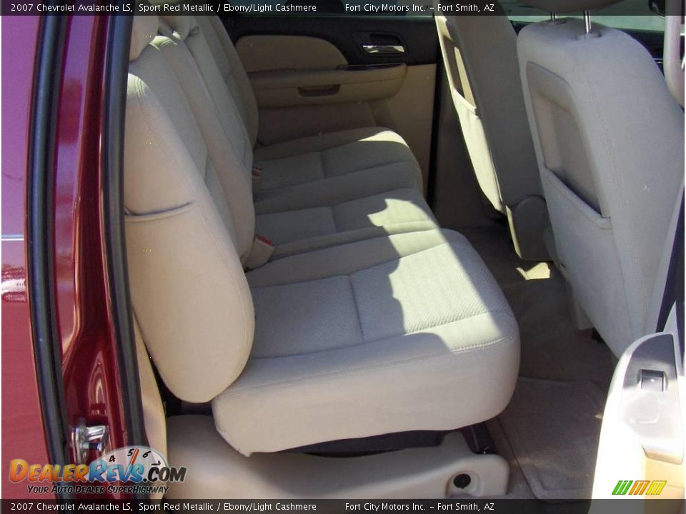 2007 Chevrolet Avalanche LS Sport Red Metallic / Ebony/Light Cashmere Photo #7