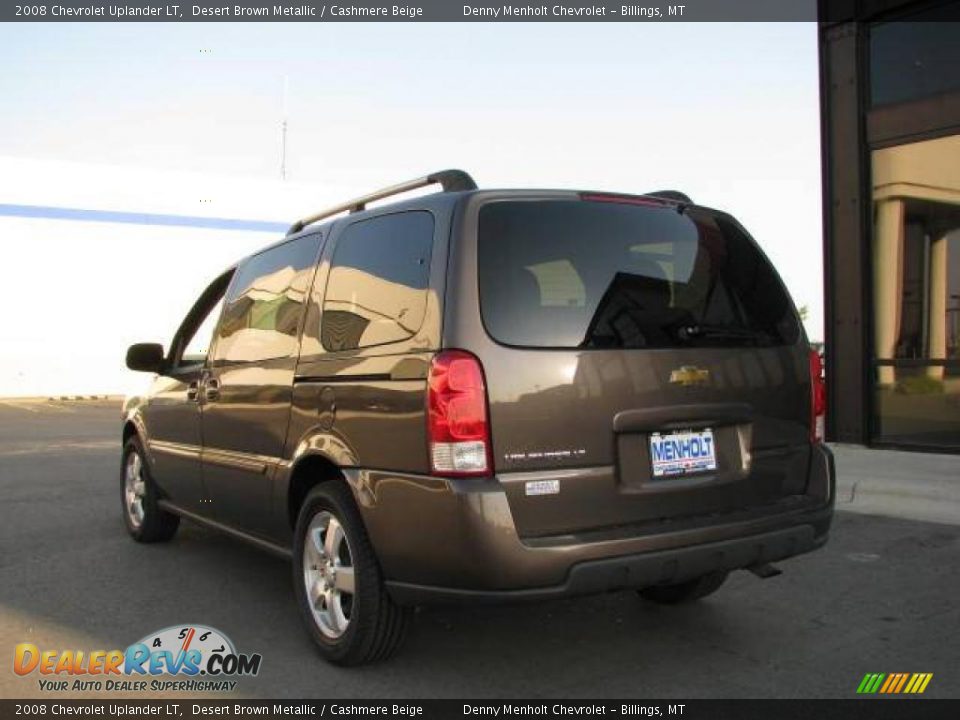 2008 Chevrolet Uplander LT Desert Brown Metallic / Cashmere Beige Photo #6