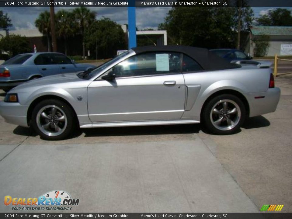 2004 Ford Mustang GT Convertible Silver Metallic / Medium Graphite Photo #5