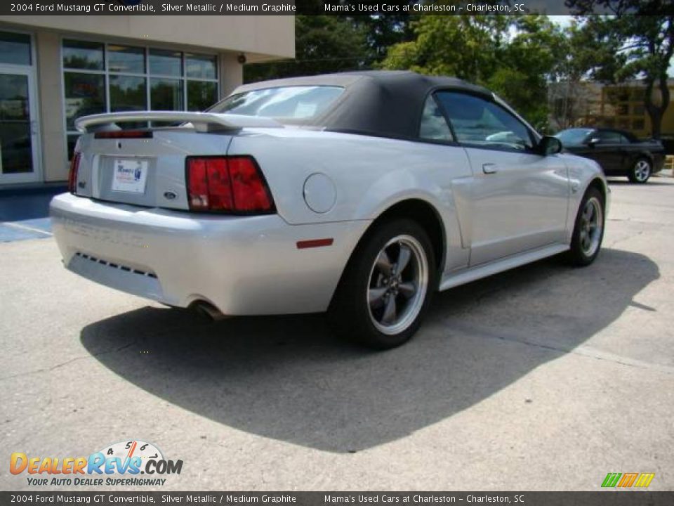 2004 Ford Mustang GT Convertible Silver Metallic / Medium Graphite Photo #8