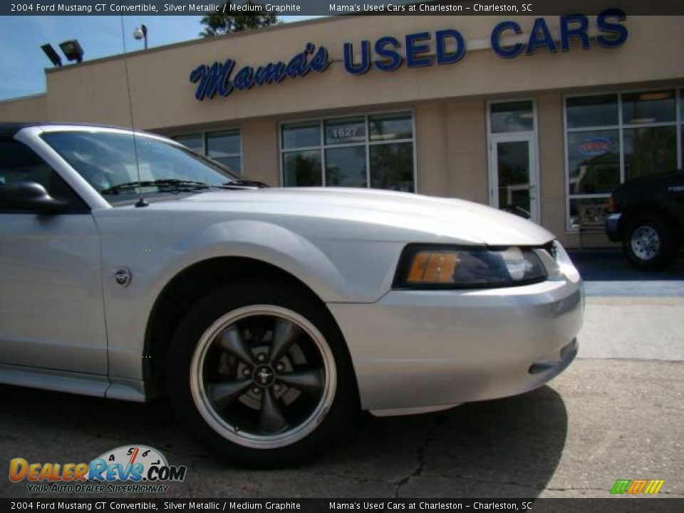 2004 Ford Mustang GT Convertible Silver Metallic / Medium Graphite Photo #19