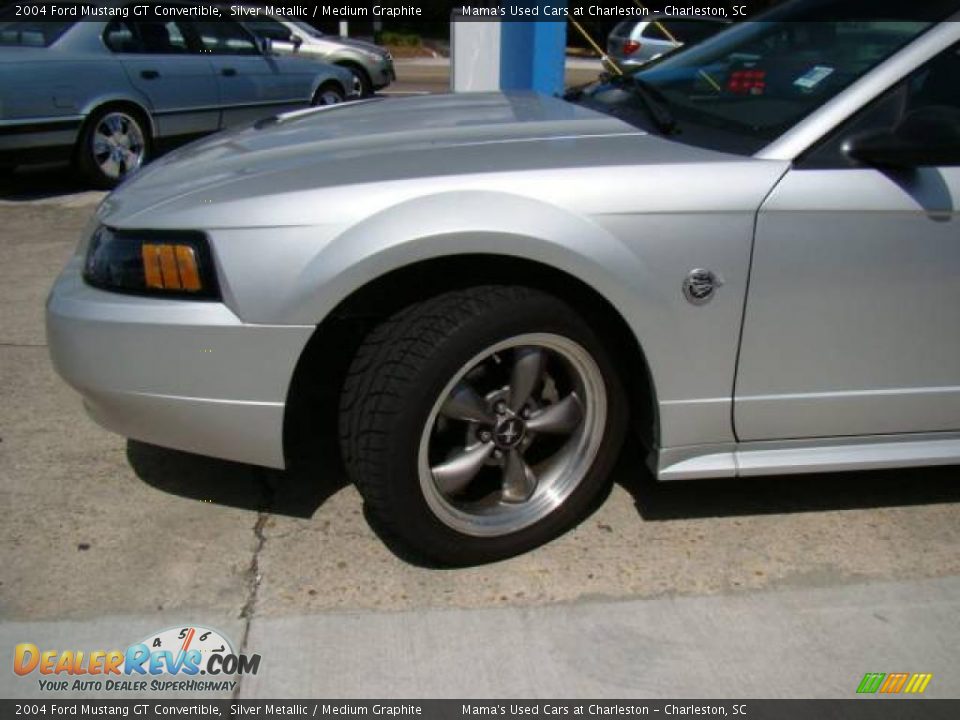 2004 Ford Mustang GT Convertible Silver Metallic / Medium Graphite Photo #20
