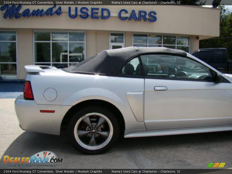 2004 Ford Mustang GT Convertible Silver Metallic / Medium Graphite Photo #22