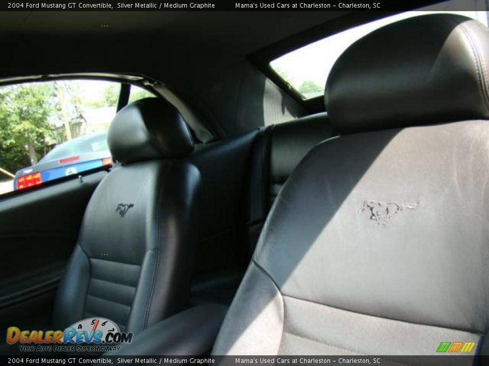 2004 Ford Mustang GT Convertible Silver Metallic / Medium Graphite Photo #23