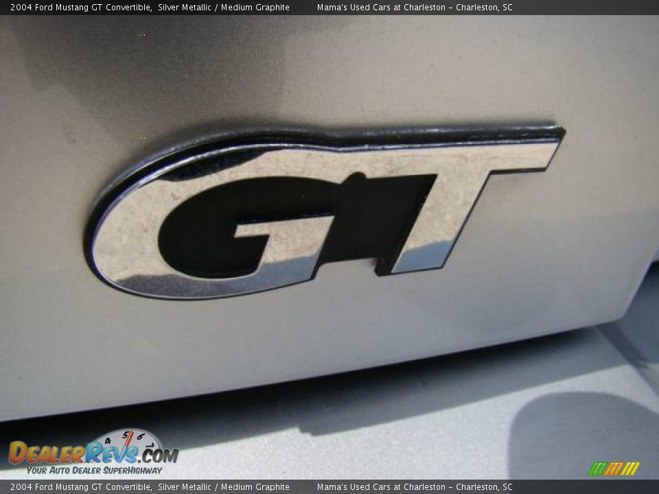 2004 Ford Mustang GT Convertible Silver Metallic / Medium Graphite Photo #25