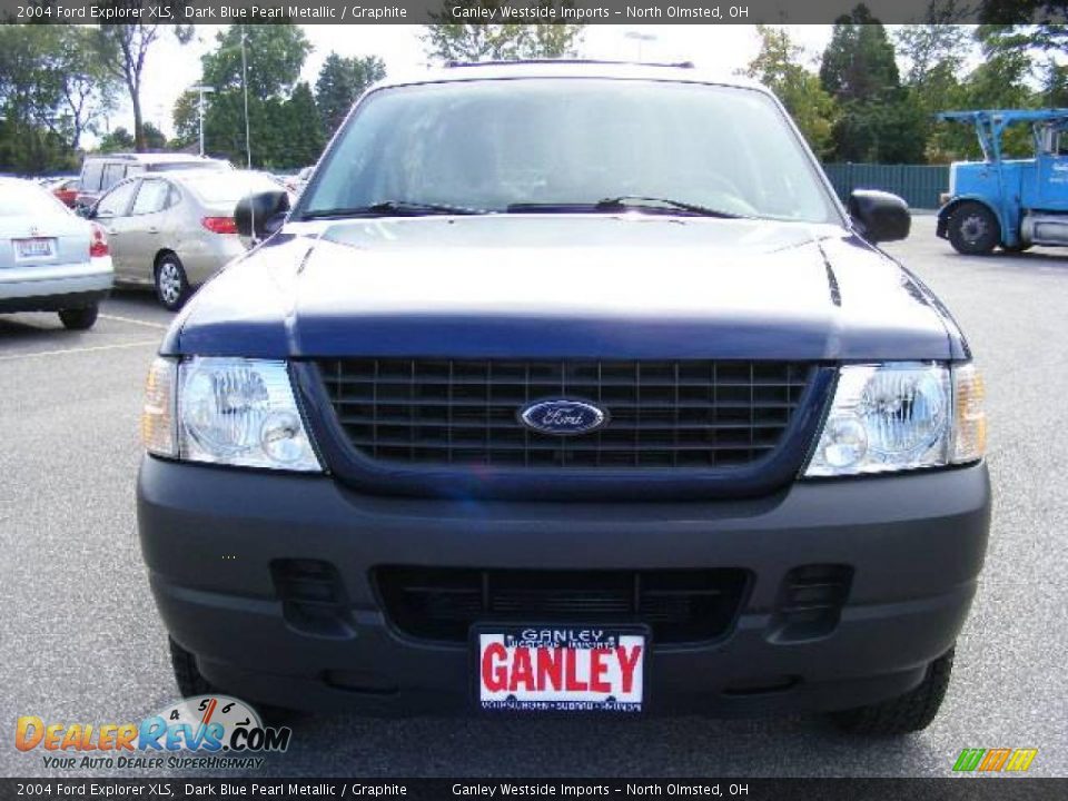 2004 Ford Explorer XLS Dark Blue Pearl Metallic / Graphite Photo #8