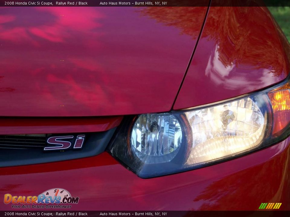 2008 Honda Civic Si Coupe Rallye Red / Black Photo #10