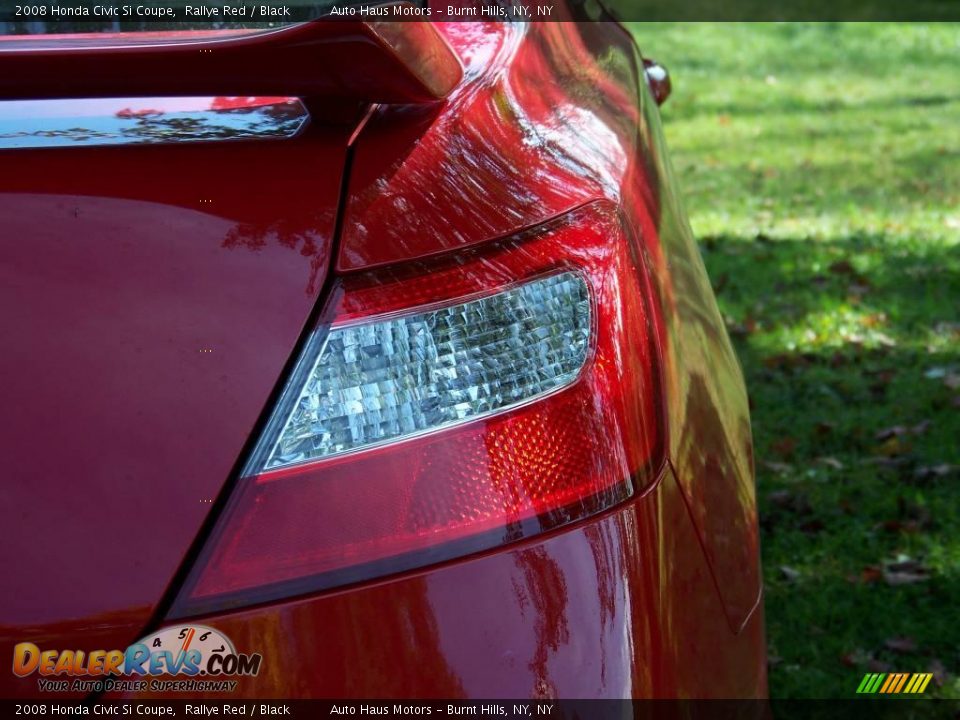 2008 Honda Civic Si Coupe Rallye Red / Black Photo #12