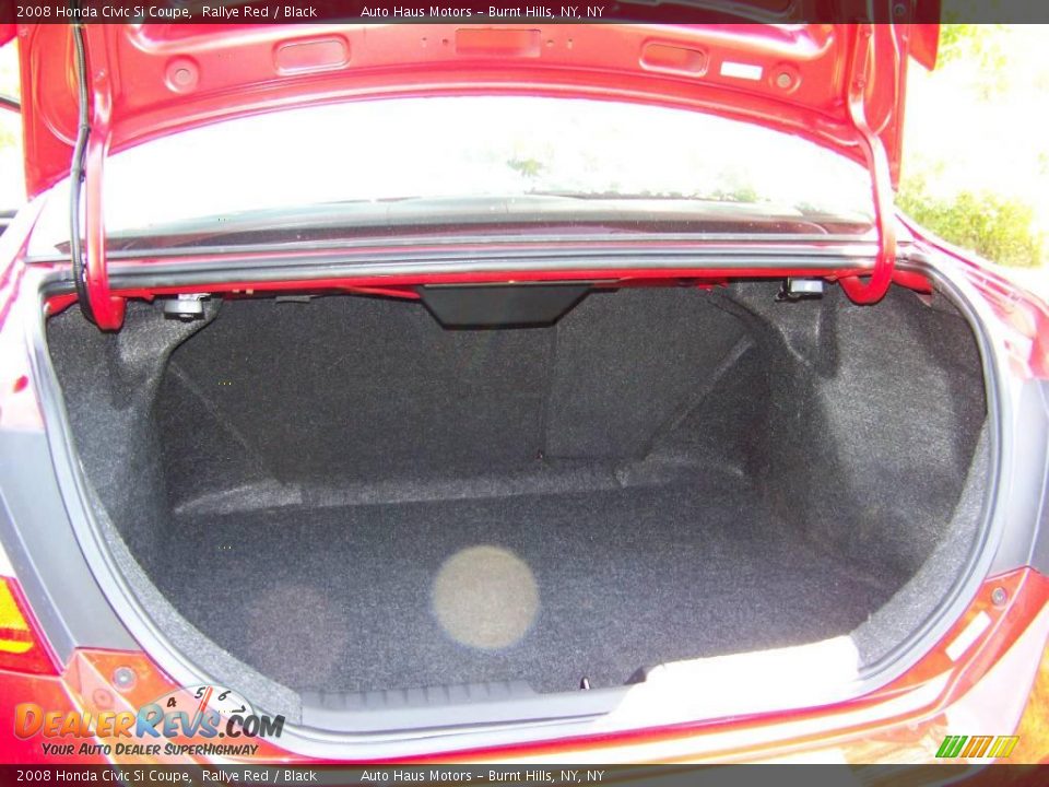 2008 Honda Civic Si Coupe Rallye Red / Black Photo #13