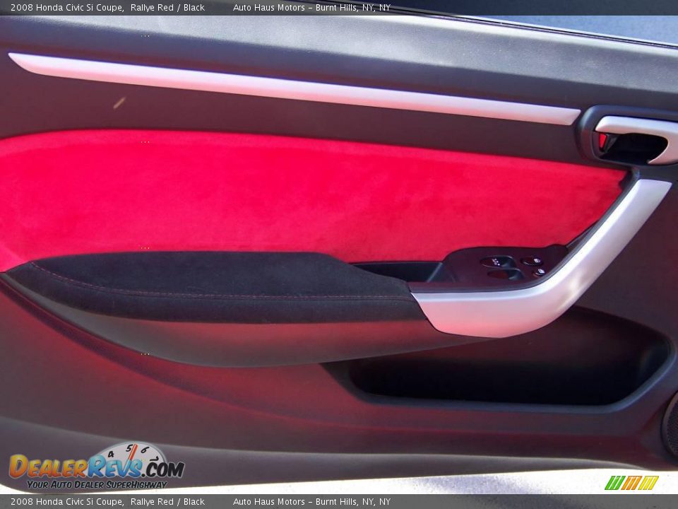 2008 Honda Civic Si Coupe Rallye Red / Black Photo #15