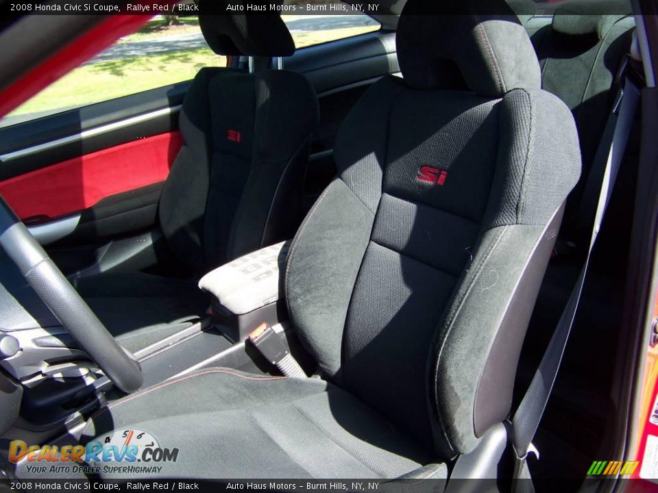 2008 Honda Civic Si Coupe Rallye Red / Black Photo #16
