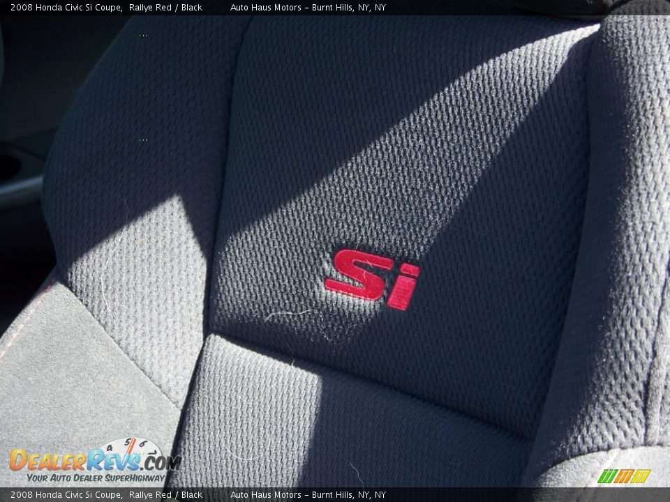 2008 Honda Civic Si Coupe Rallye Red / Black Photo #17