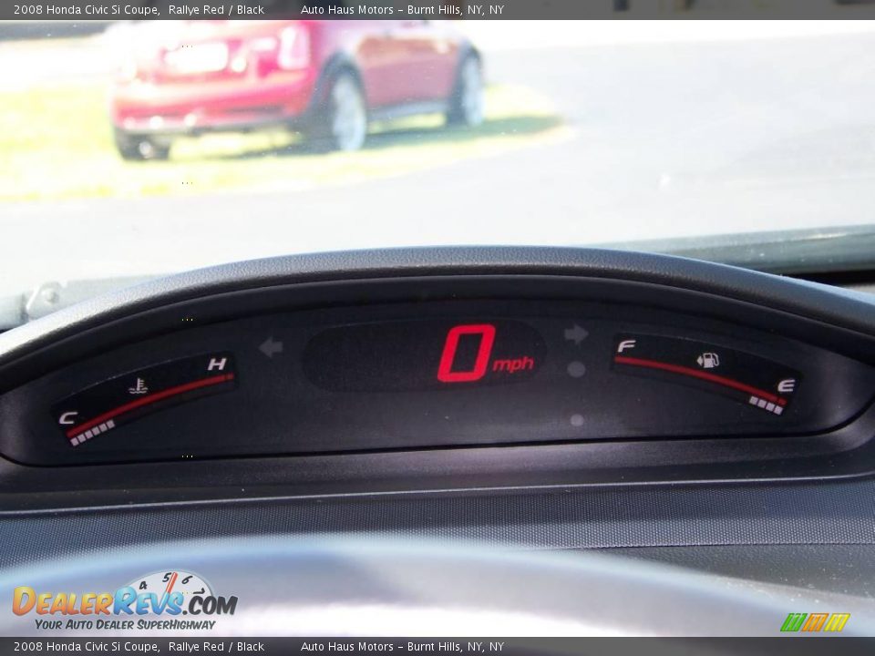 2008 Honda Civic Si Coupe Rallye Red / Black Photo #18