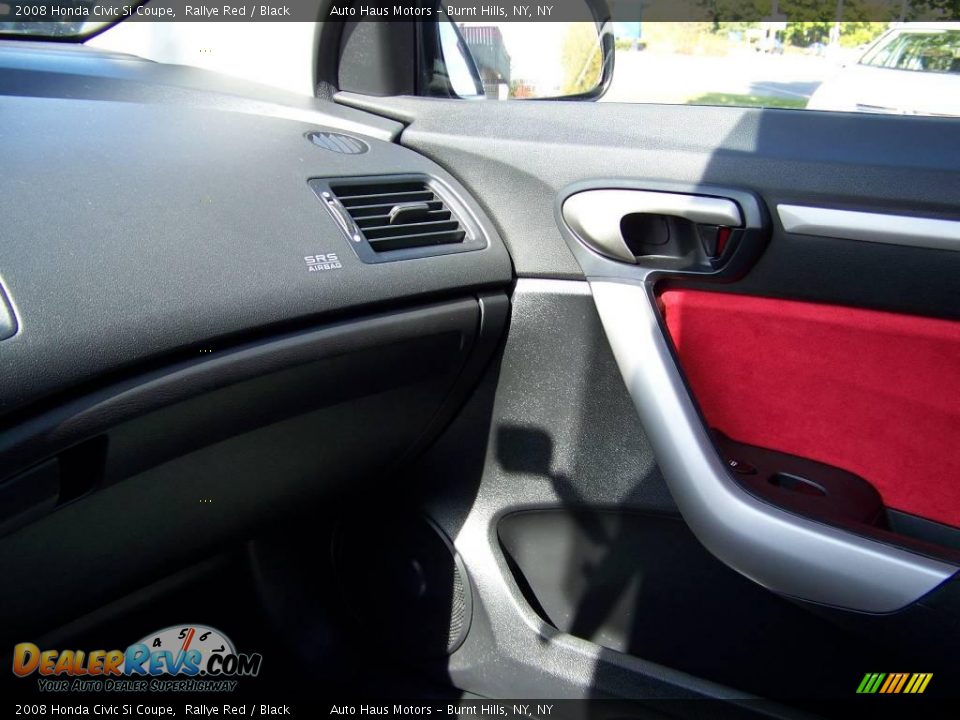 2008 Honda Civic Si Coupe Rallye Red / Black Photo #22