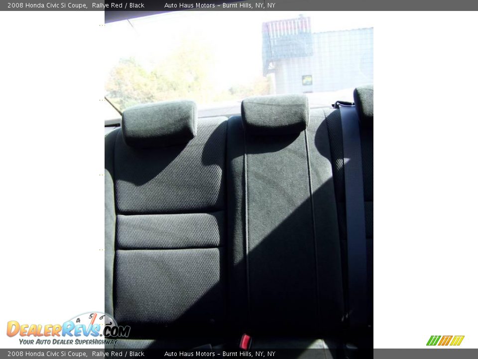2008 Honda Civic Si Coupe Rallye Red / Black Photo #24