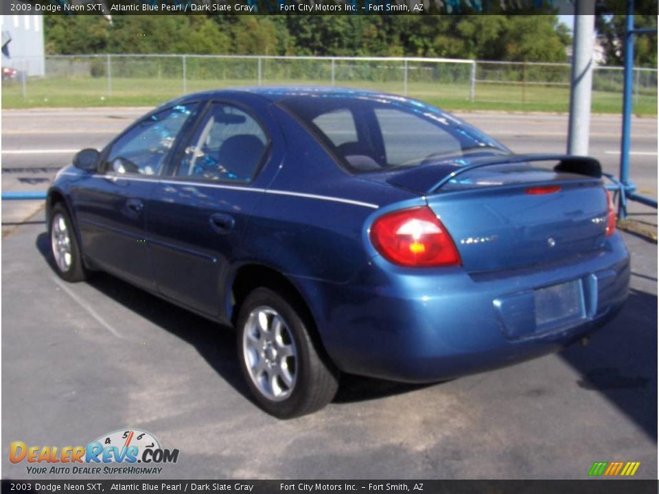 2003 Dodge Neon SXT Atlantic Blue Pearl / Dark Slate Gray Photo #2