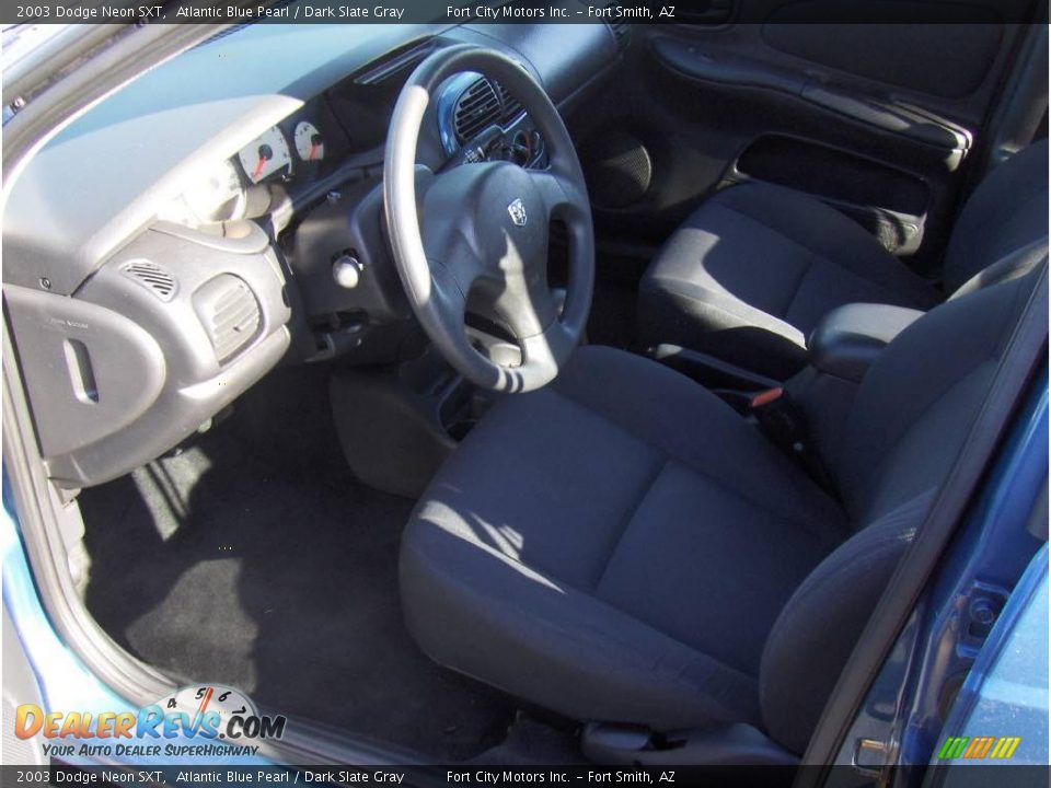 2003 Dodge Neon SXT Atlantic Blue Pearl / Dark Slate Gray Photo #5