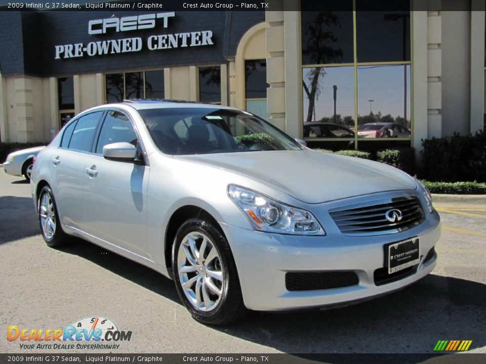 2009 Infiniti G 37 Sedan Liquid Platinum / Graphite Photo #1