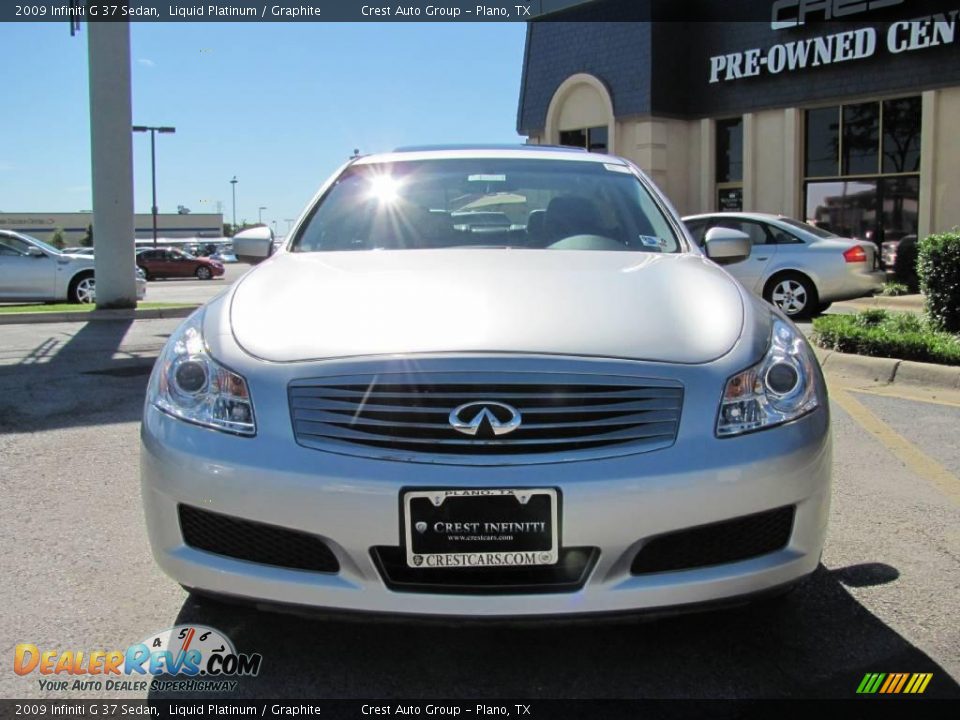 2009 Infiniti G 37 Sedan Liquid Platinum / Graphite Photo #2
