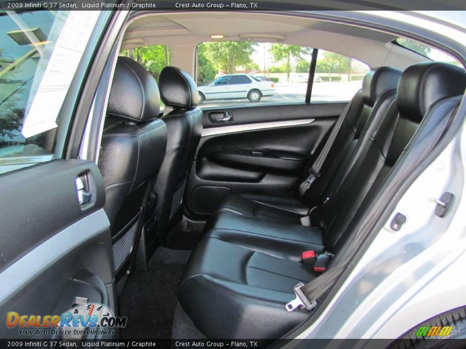 2009 Infiniti G 37 Sedan Liquid Platinum / Graphite Photo #9