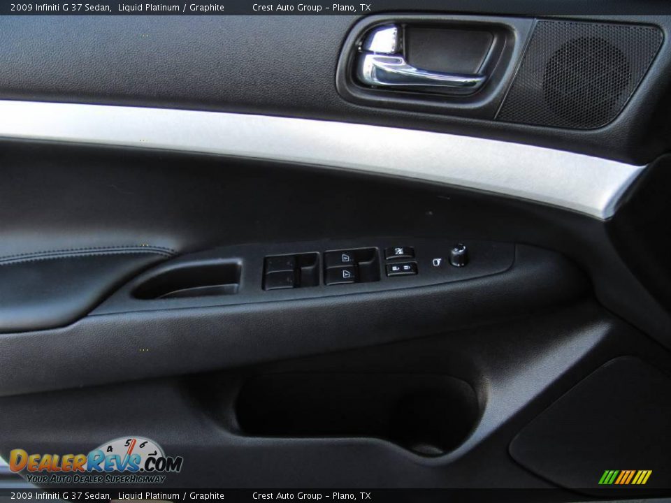 2009 Infiniti G 37 Sedan Liquid Platinum / Graphite Photo #10