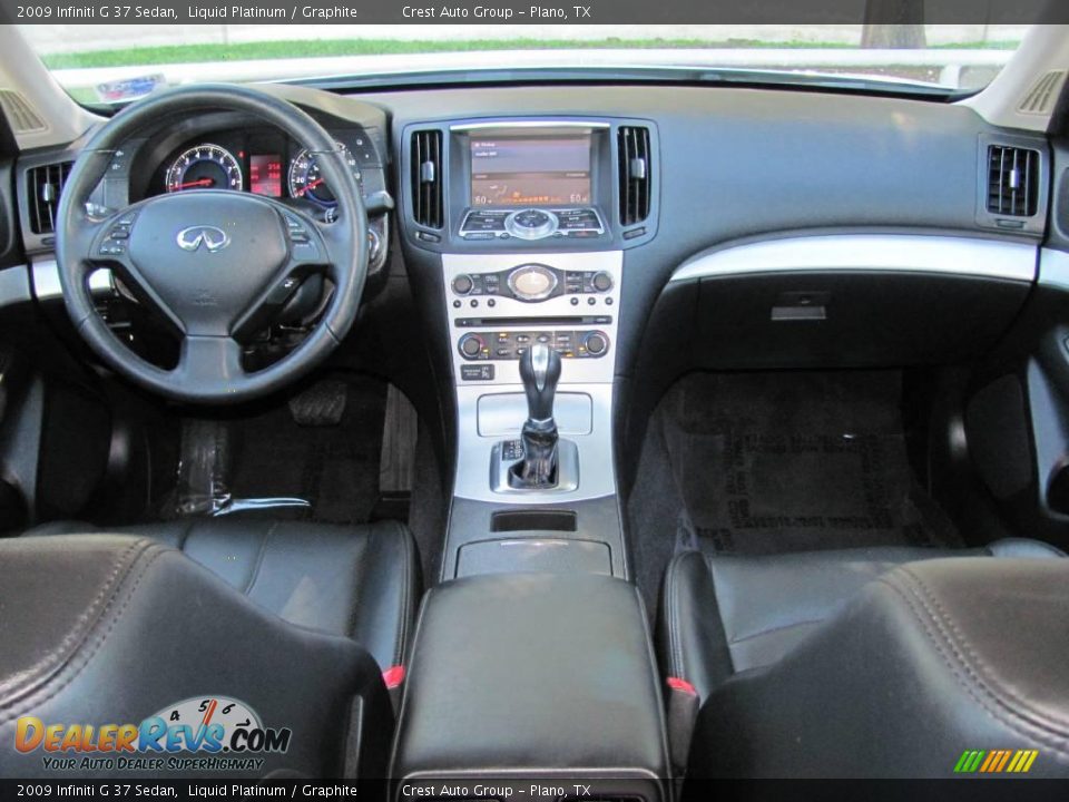 2009 Infiniti G 37 Sedan Liquid Platinum / Graphite Photo #11