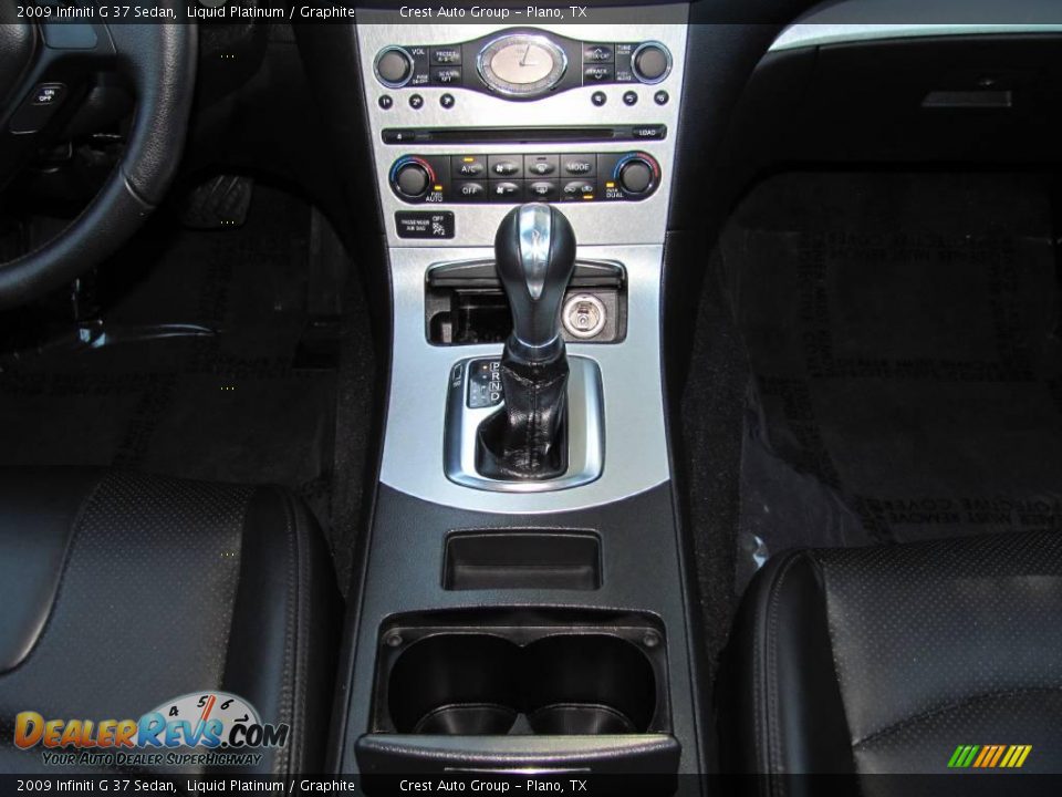 2009 Infiniti G 37 Sedan Liquid Platinum / Graphite Photo #15