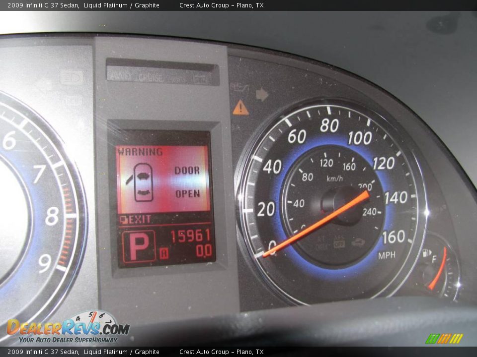 2009 Infiniti G 37 Sedan Liquid Platinum / Graphite Photo #19