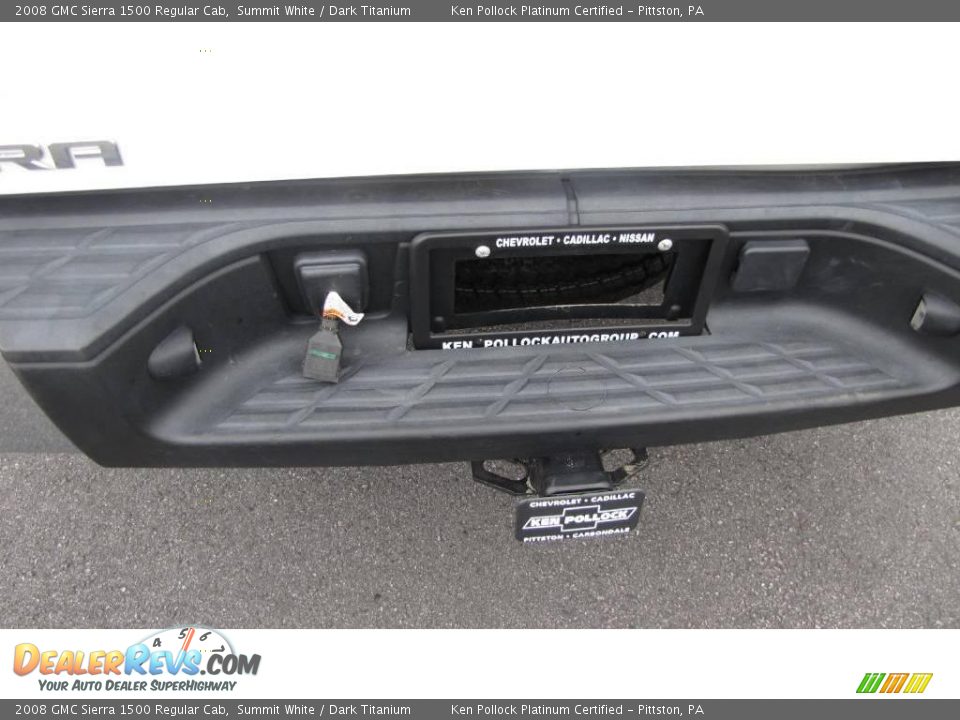 2008 GMC Sierra 1500 Regular Cab Summit White / Dark Titanium Photo #16