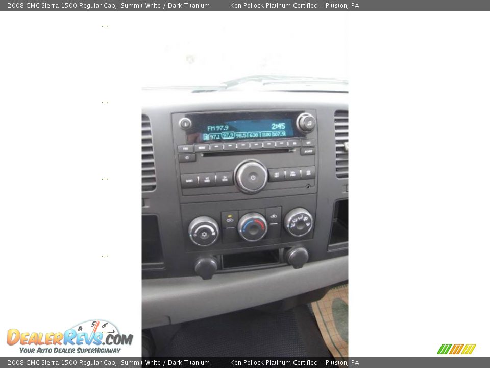 2008 GMC Sierra 1500 Regular Cab Summit White / Dark Titanium Photo #19