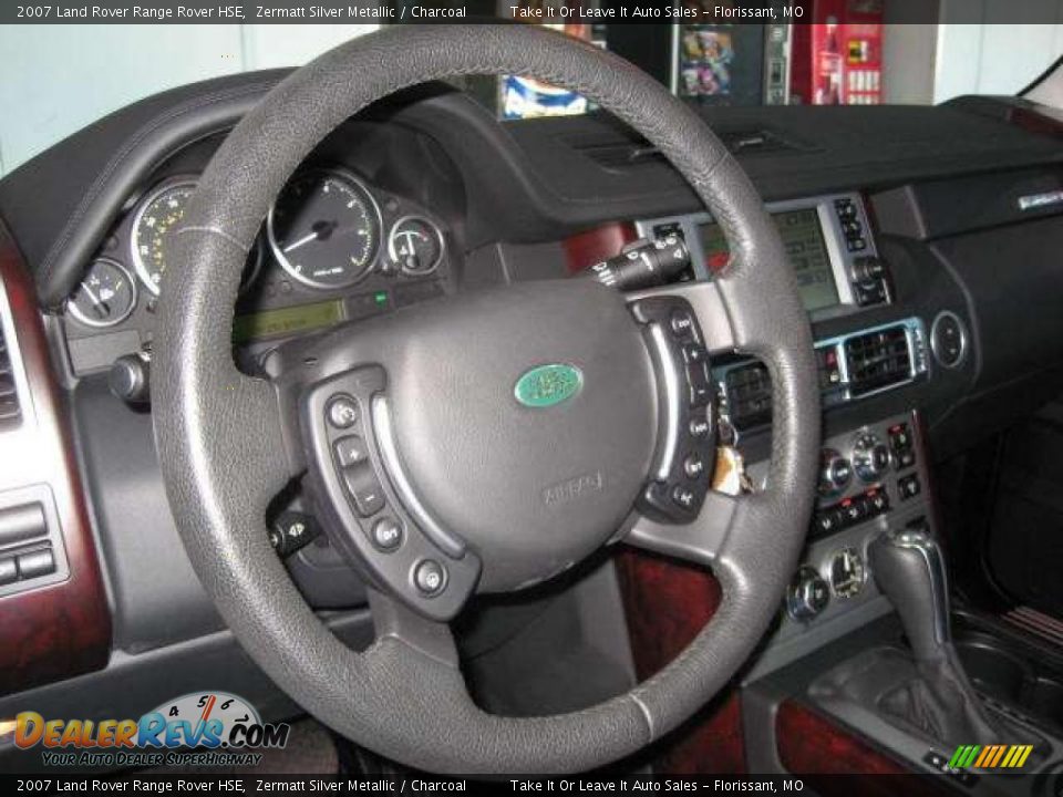 2007 Land Rover Range Rover HSE Zermatt Silver Metallic / Charcoal Photo #2