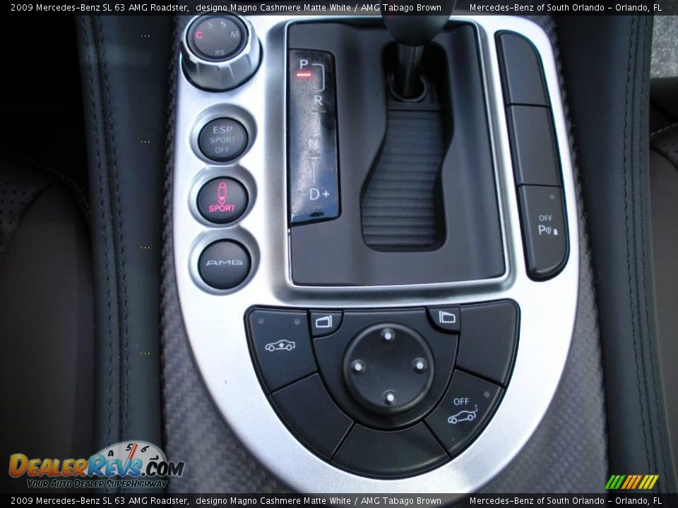 2009 Mercedes-Benz SL 63 AMG Roadster designo Magno Cashmere Matte White / AMG Tabago Brown Photo #21