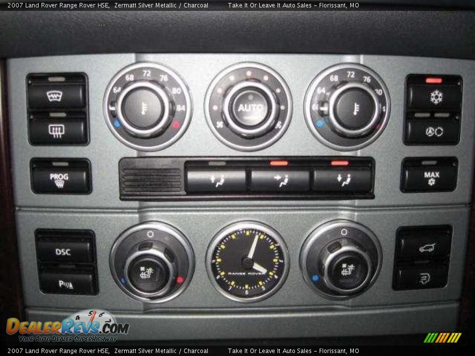 2007 Land Rover Range Rover HSE Zermatt Silver Metallic / Charcoal Photo #3
