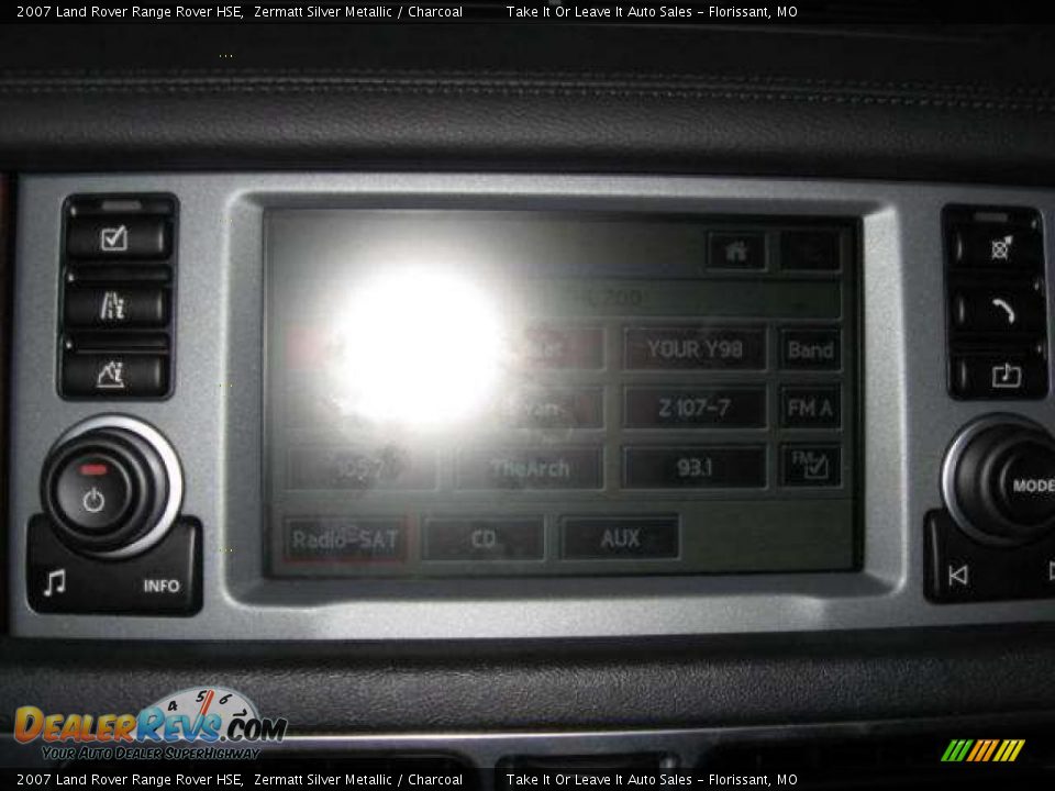 2007 Land Rover Range Rover HSE Zermatt Silver Metallic / Charcoal Photo #5