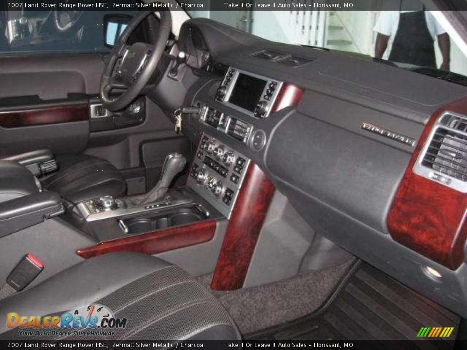 2007 Land Rover Range Rover HSE Zermatt Silver Metallic / Charcoal Photo #11