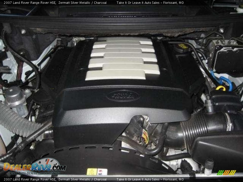 2007 Land Rover Range Rover HSE Zermatt Silver Metallic / Charcoal Photo #13