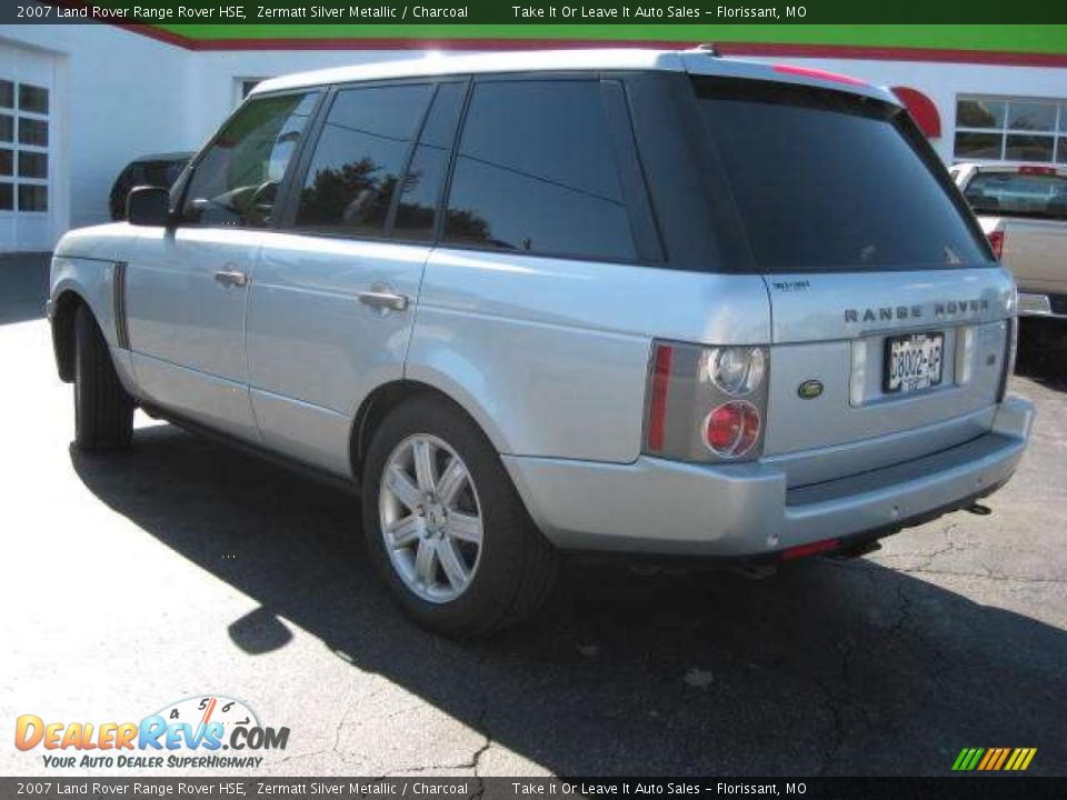 2007 Land Rover Range Rover HSE Zermatt Silver Metallic / Charcoal Photo #17