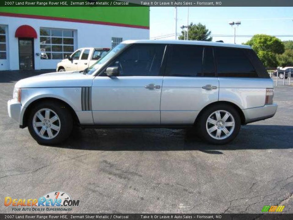 2007 Land Rover Range Rover HSE Zermatt Silver Metallic / Charcoal Photo #18