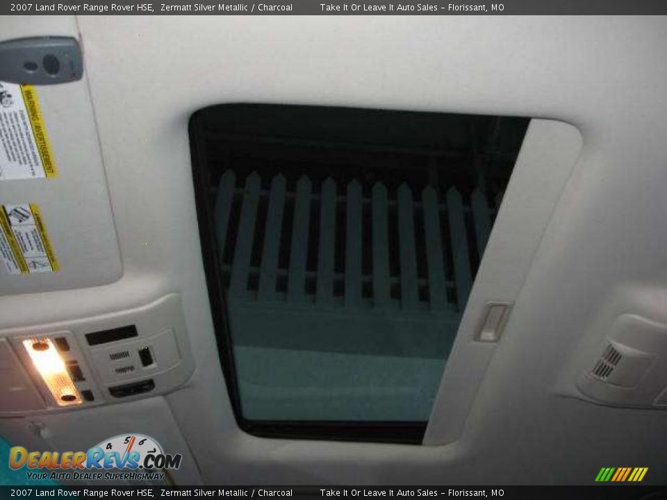 2007 Land Rover Range Rover HSE Zermatt Silver Metallic / Charcoal Photo #20